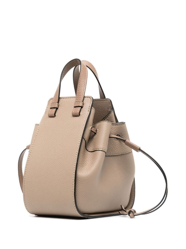 Neutral Hammock Leather Mini Tote Bag