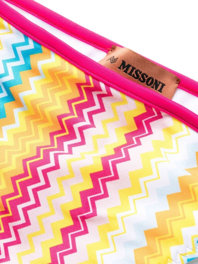 Pink Zigzag Triangle Bikini