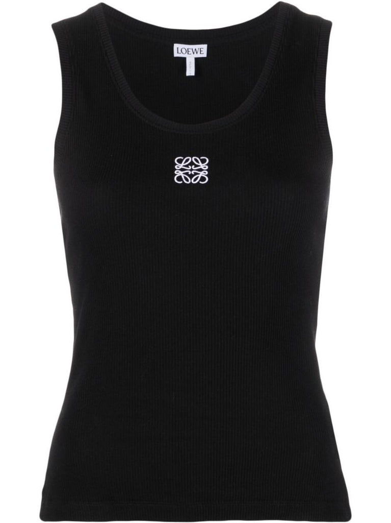 Black Anagram Cotton Tank Top