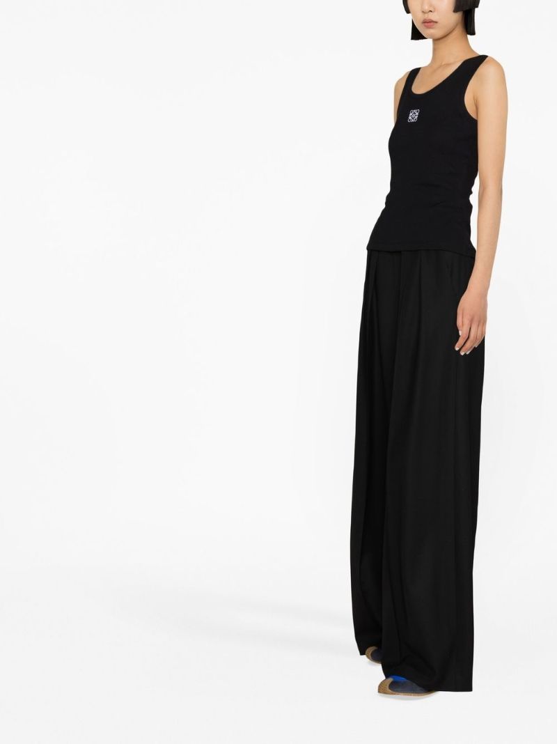 Black Anagram Cotton Tank Top