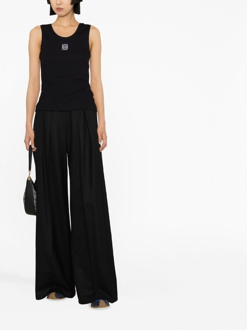 Black Anagram Cotton Tank Top