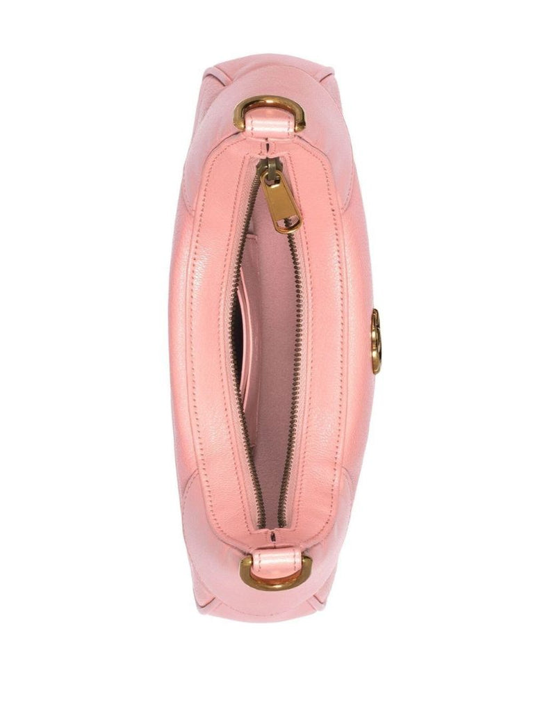Pink Aphrodite Leather Shoulder Bag