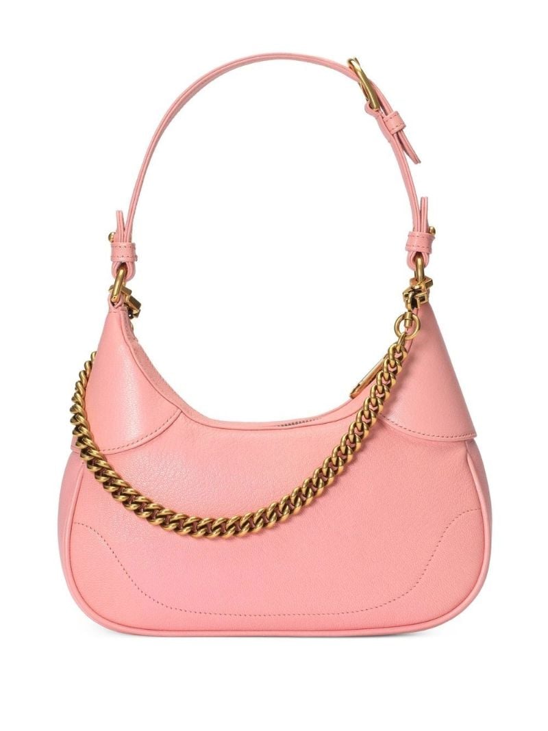 Pink Aphrodite Leather Shoulder Bag