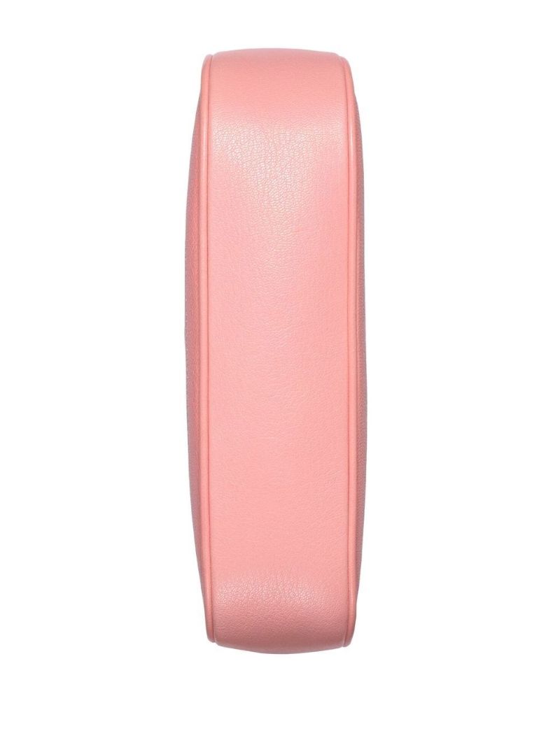 Pink Aphrodite Leather Shoulder Bag