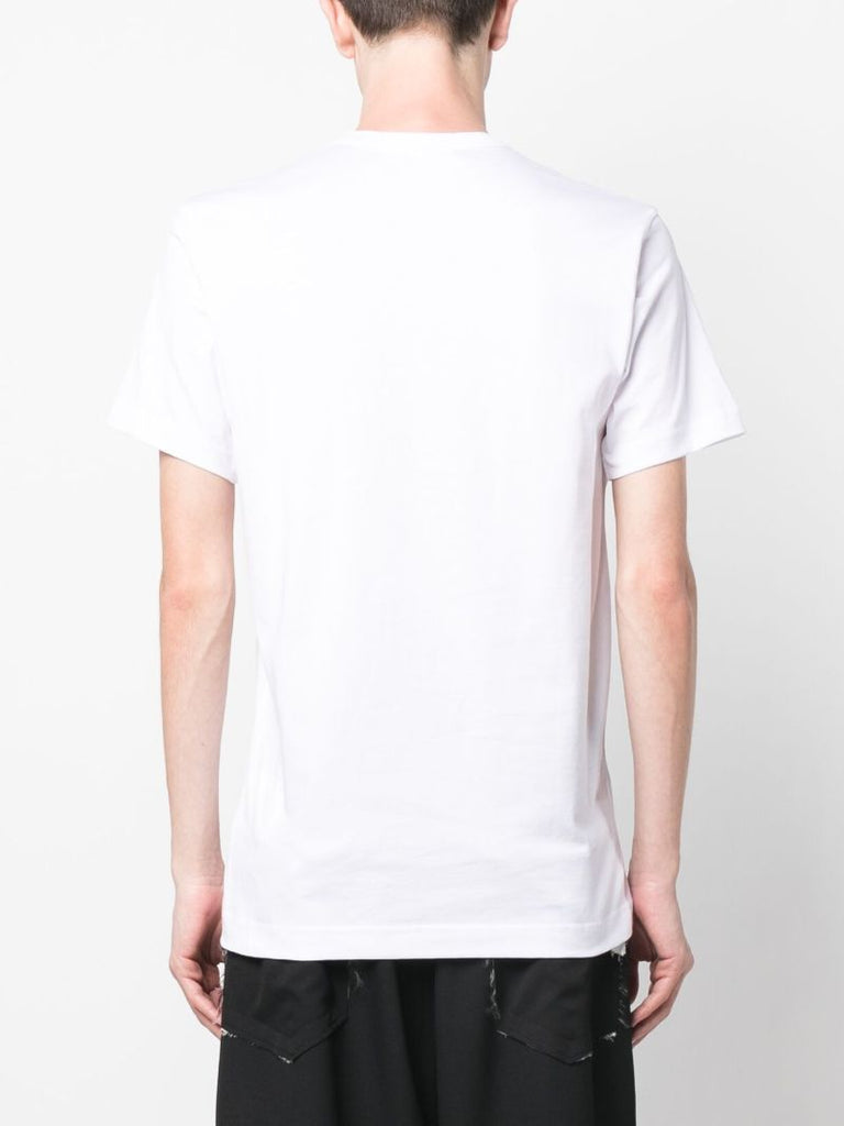 White Graphic Print T-shirt