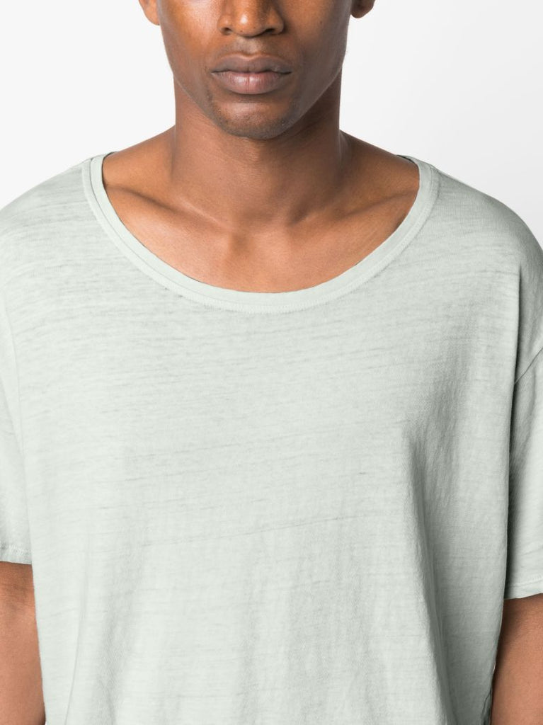 Green Short Sleeve Cotton T-shirt