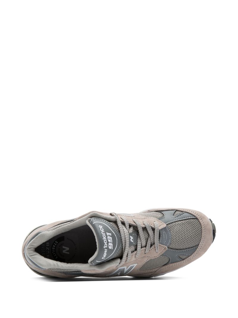 Grey Made in Uk 991 Suede Sneakers