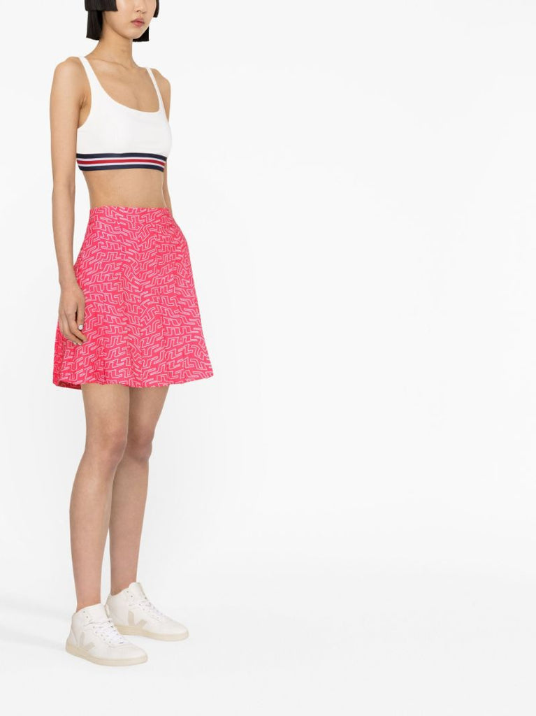 Pink Adina Pleated Golf Mini Skirt