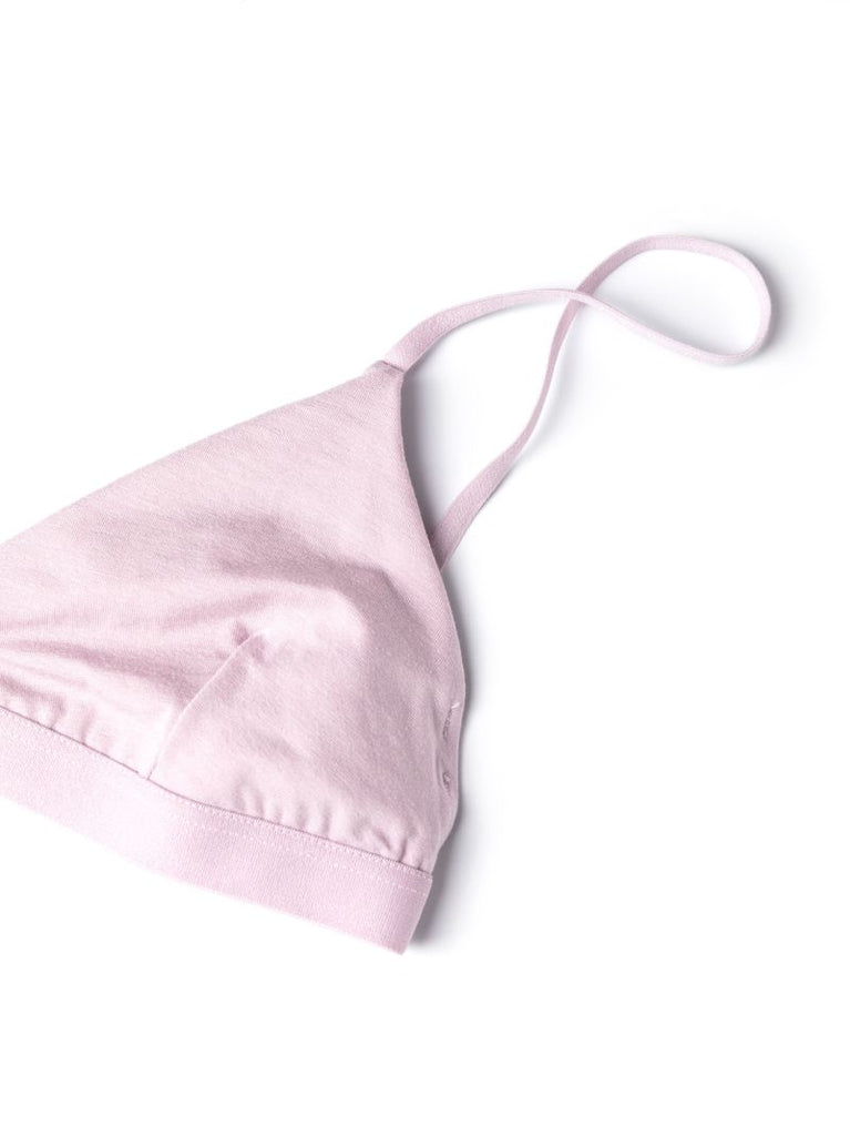 Purple Lyocell Triangle Bra