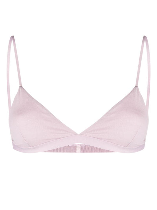 Purple Lyocell Triangle Bra