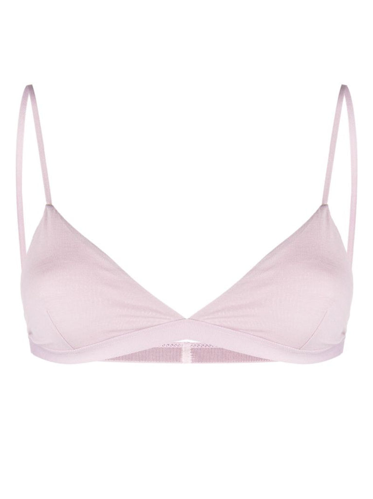 Purple Lyocell Triangle Bra
