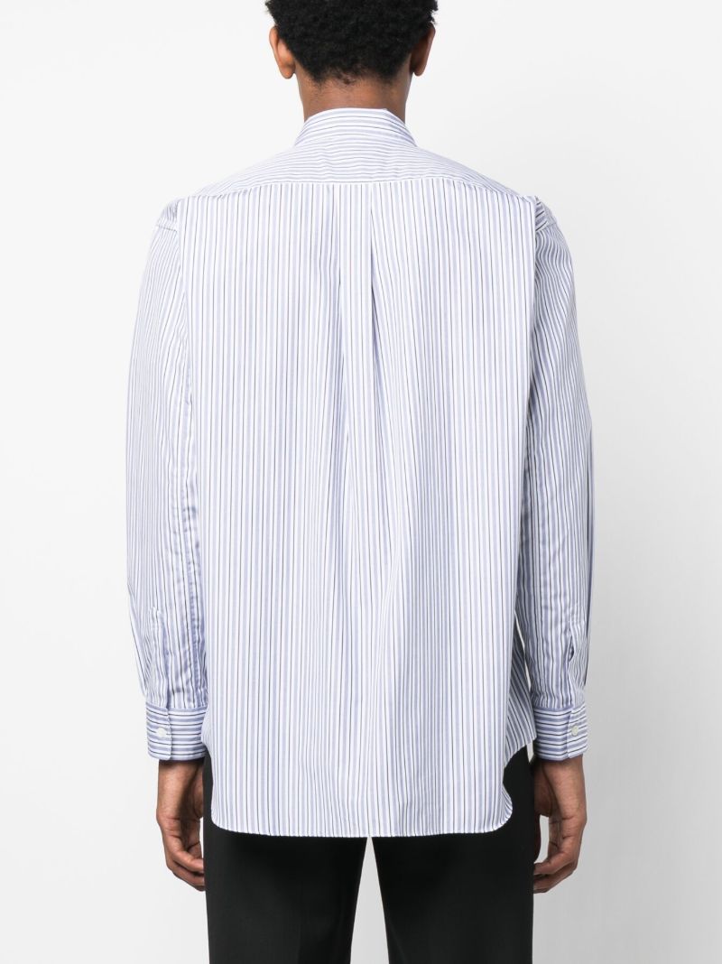 Blue Striped Cotton Shirt
