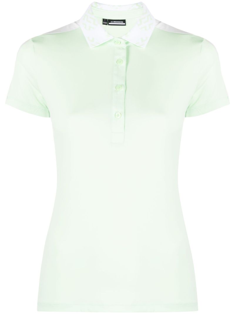 Green Tilly Golf Polo Top