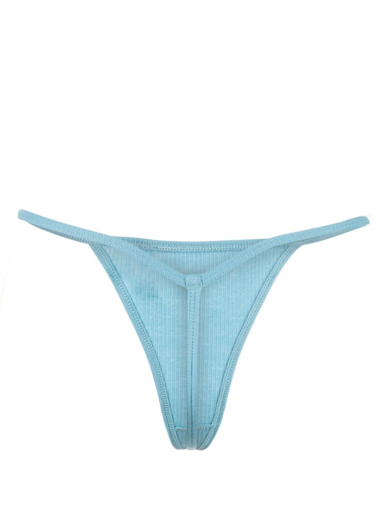 Blue Nida Organic Cotton Thong