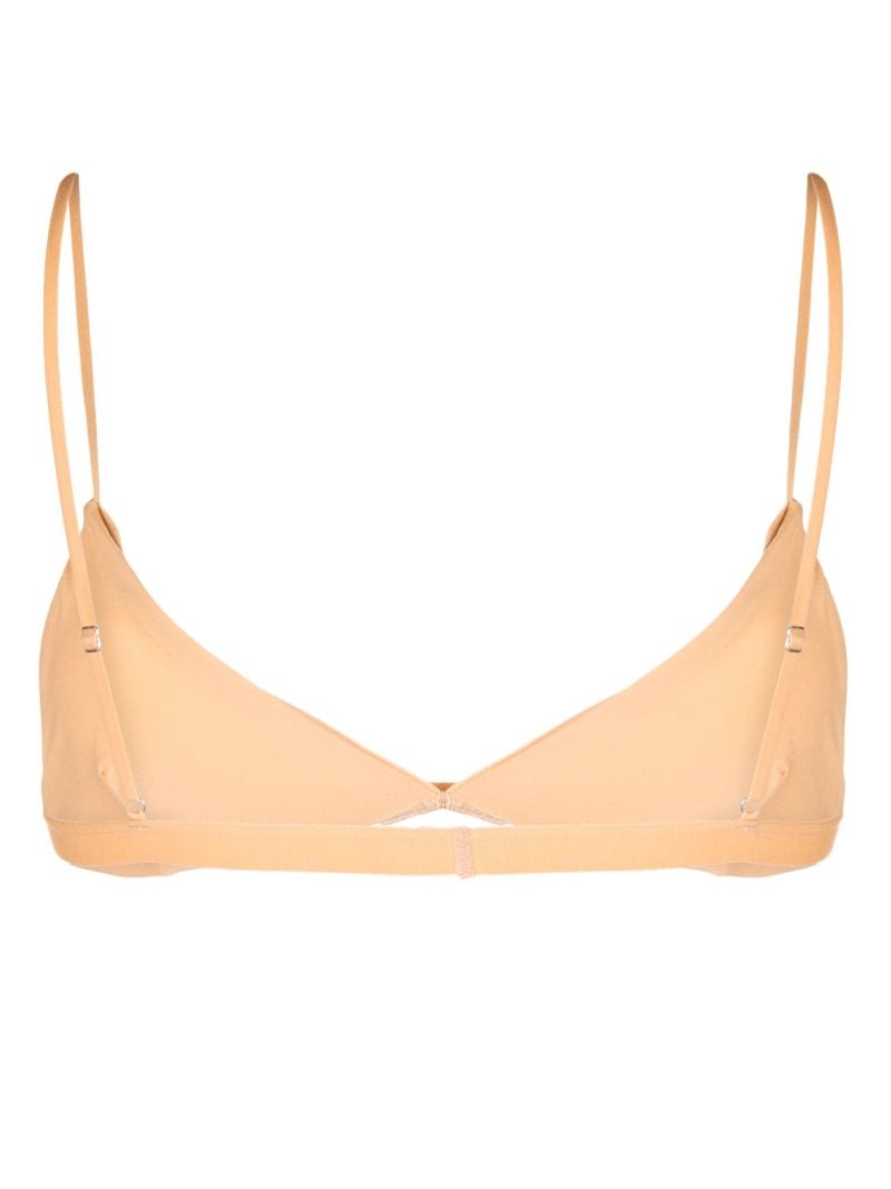Yellow Lyocell Triangle Bra