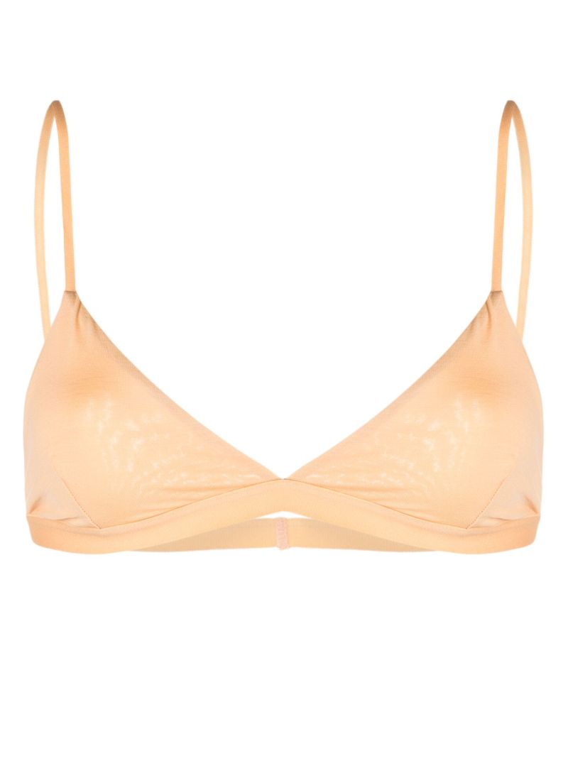 Yellow Lyocell Triangle Bra