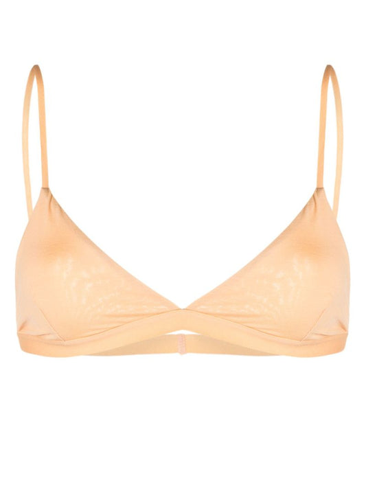 Yellow Lyocell Triangle Bra