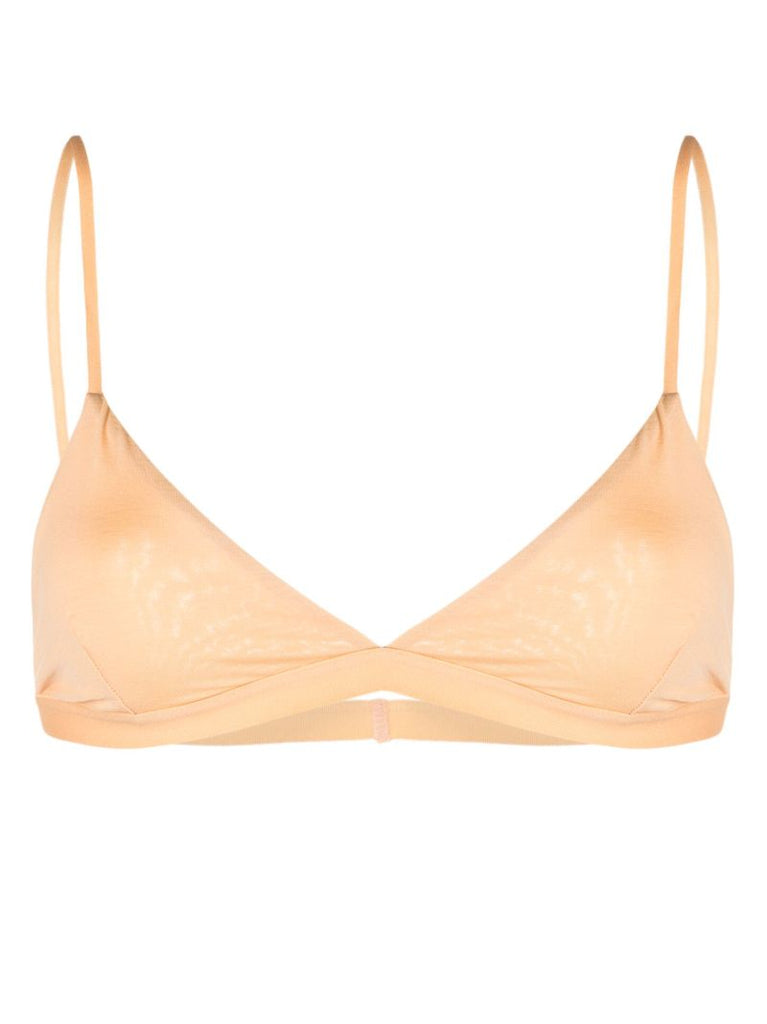 Yellow Lyocell Triangle Bra