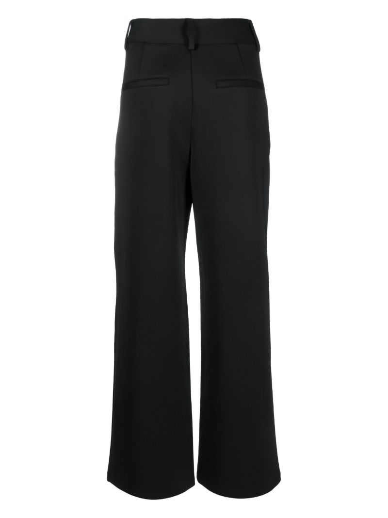 Black Scuba Tailored Trousers