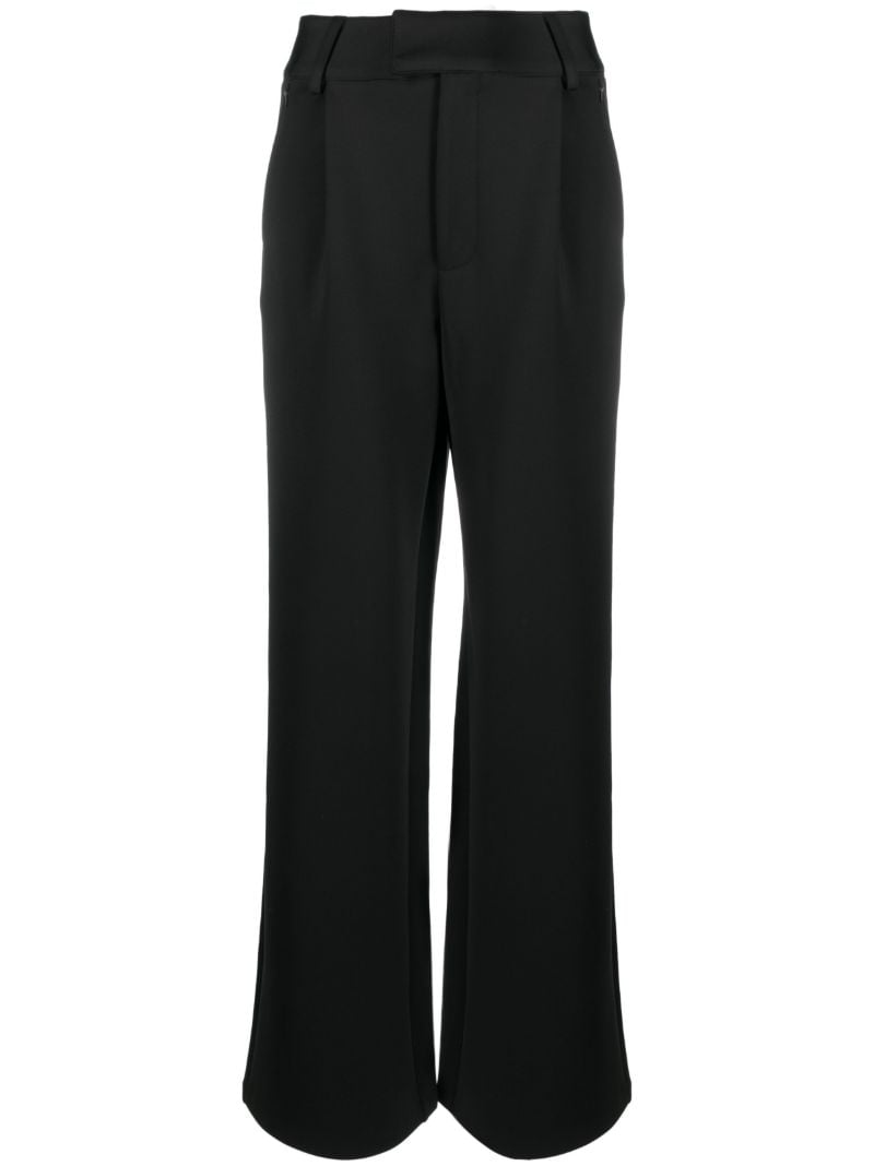 Black Scuba Tailored Trousers