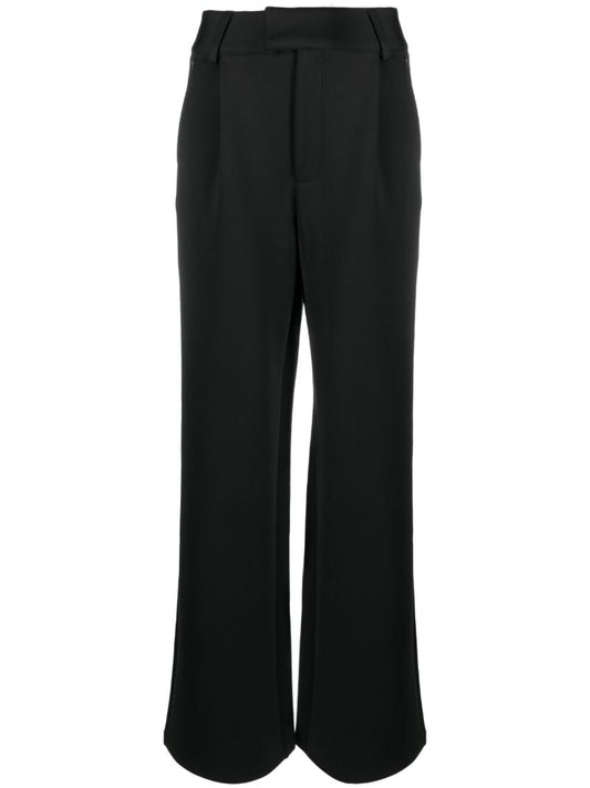 Black Scuba Tailored Trousers