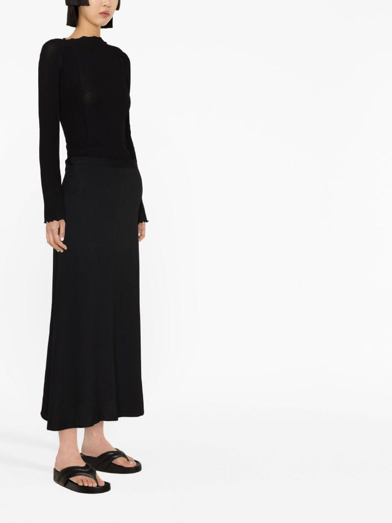 Black Omato Long Sleeved Top