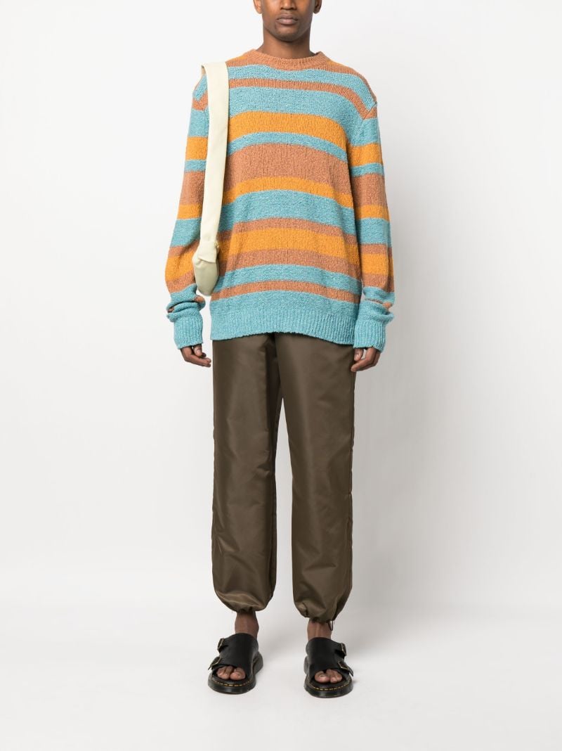 Brown the June Striped Knit Jumper