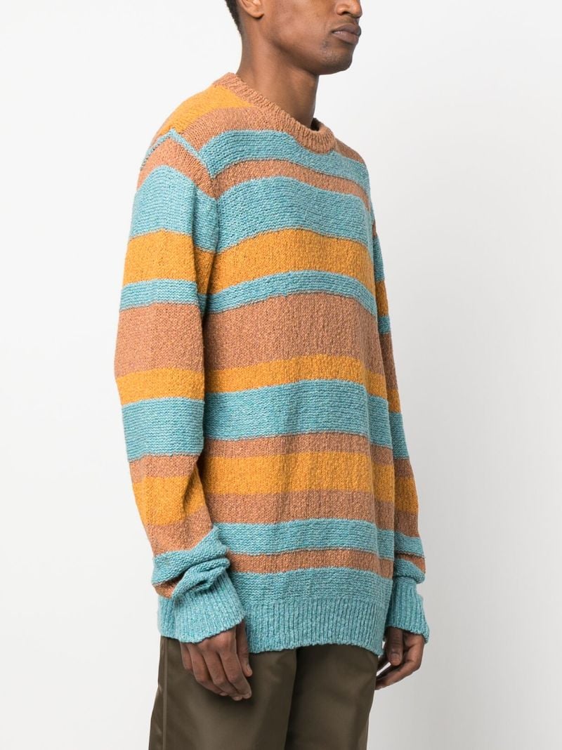 Brown the June Striped Knit Jumper