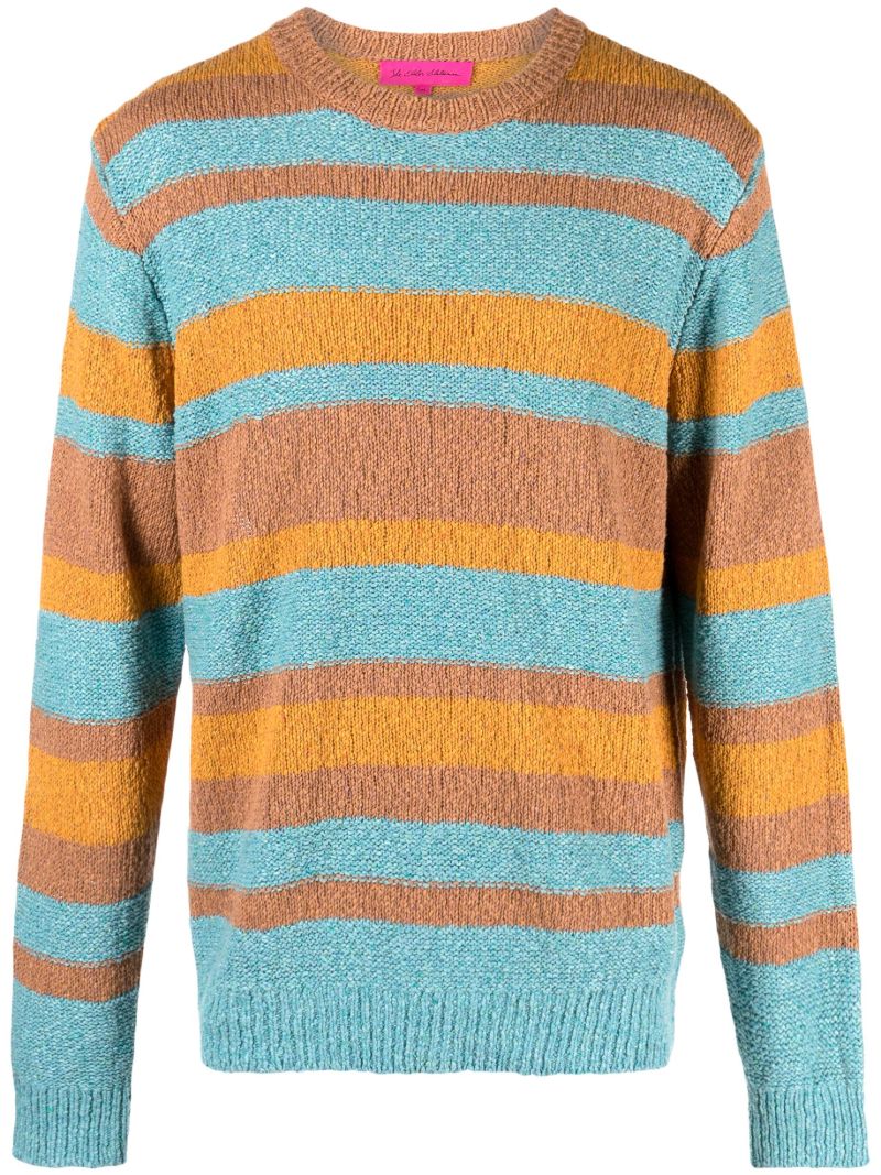 Brown the June Striped Knit Jumper