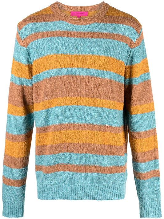 Brown the June Striped Knit Jumper