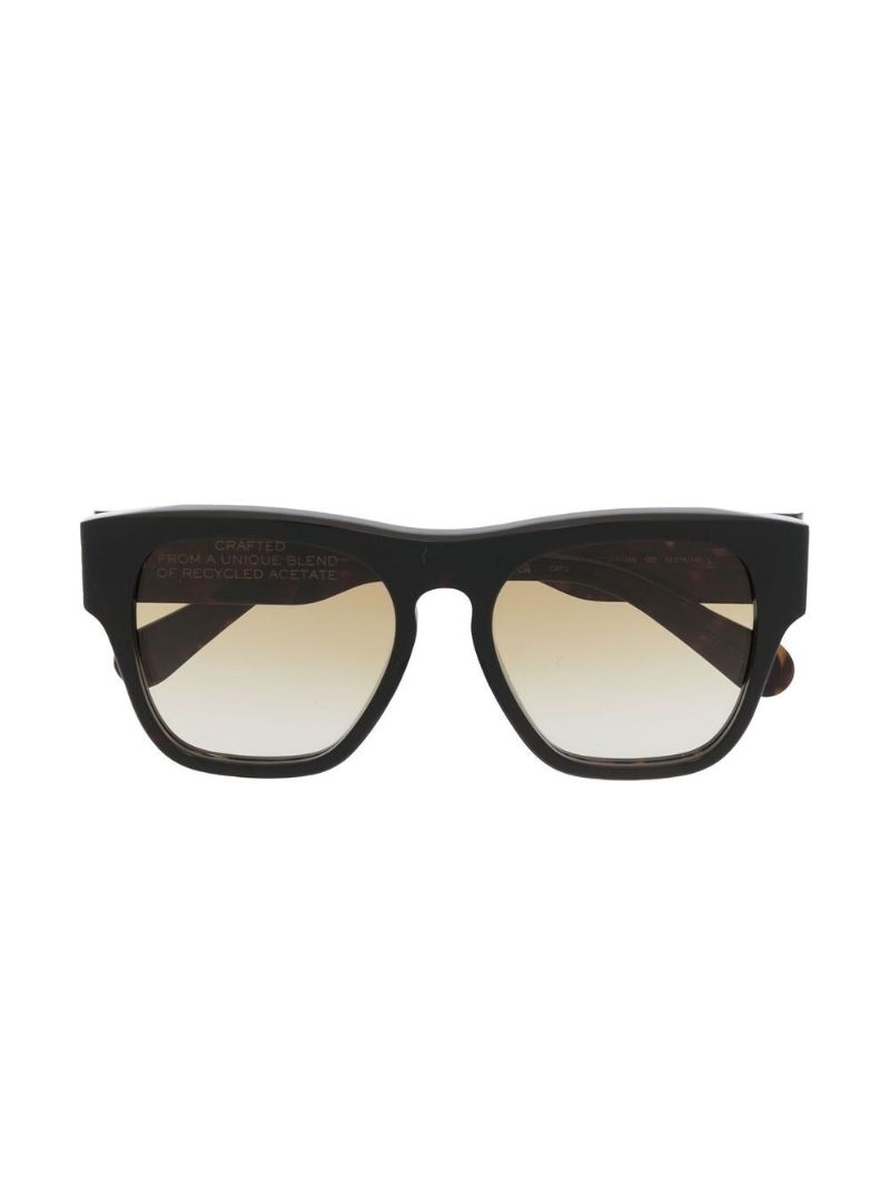 Brown Gayia Logo Sunglasses