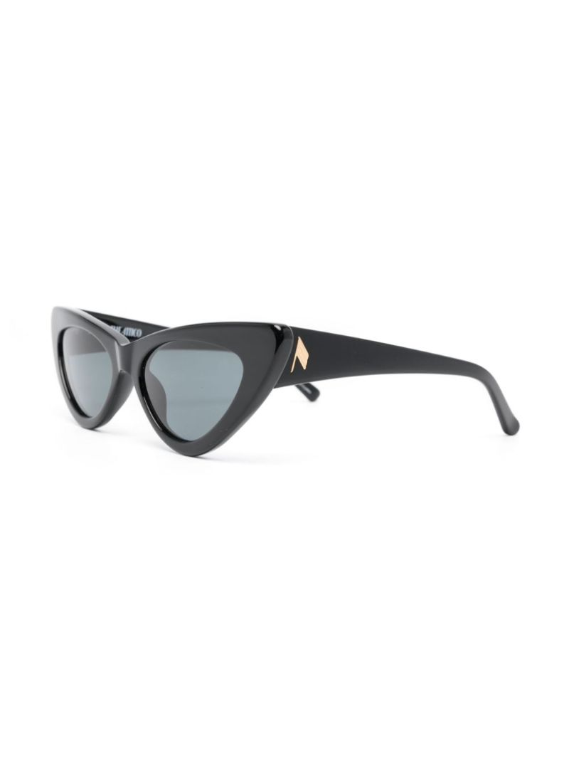 X the Attico Black Dora Cat Eye Sunglasses