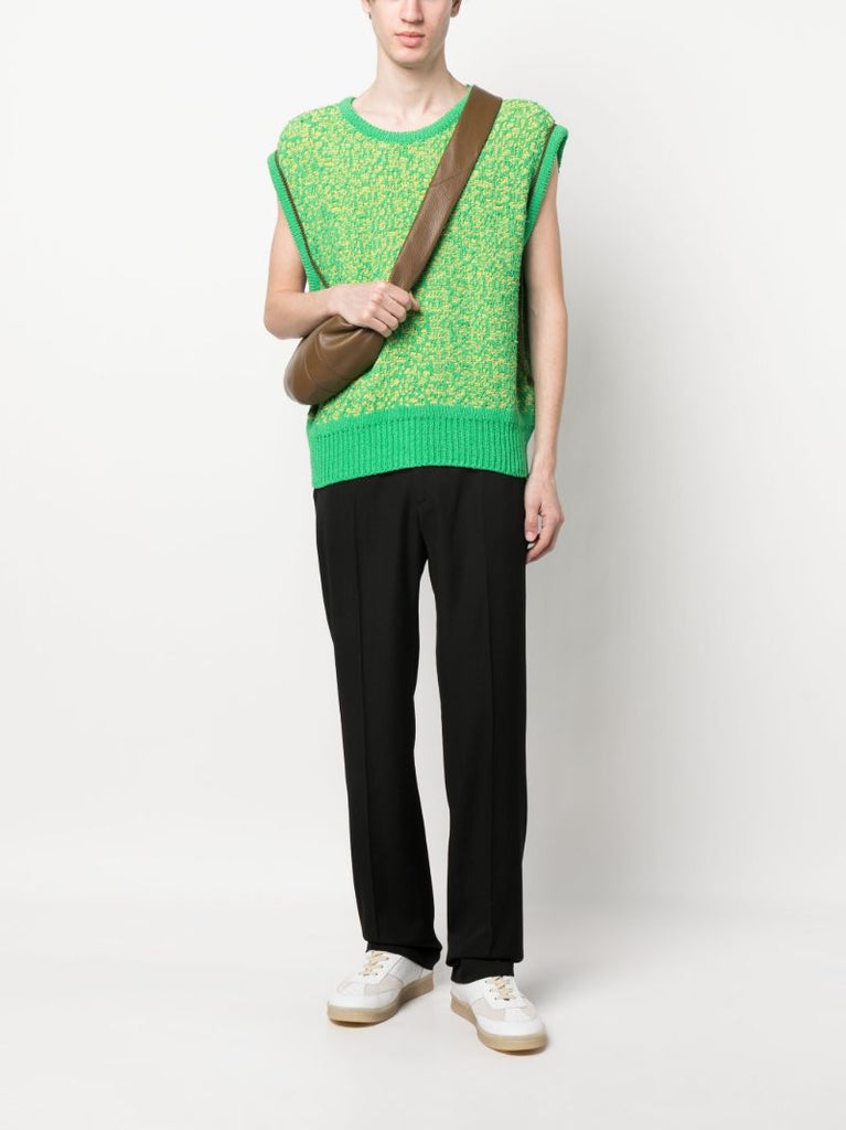 Black Tailored Virgin Wool Trousers