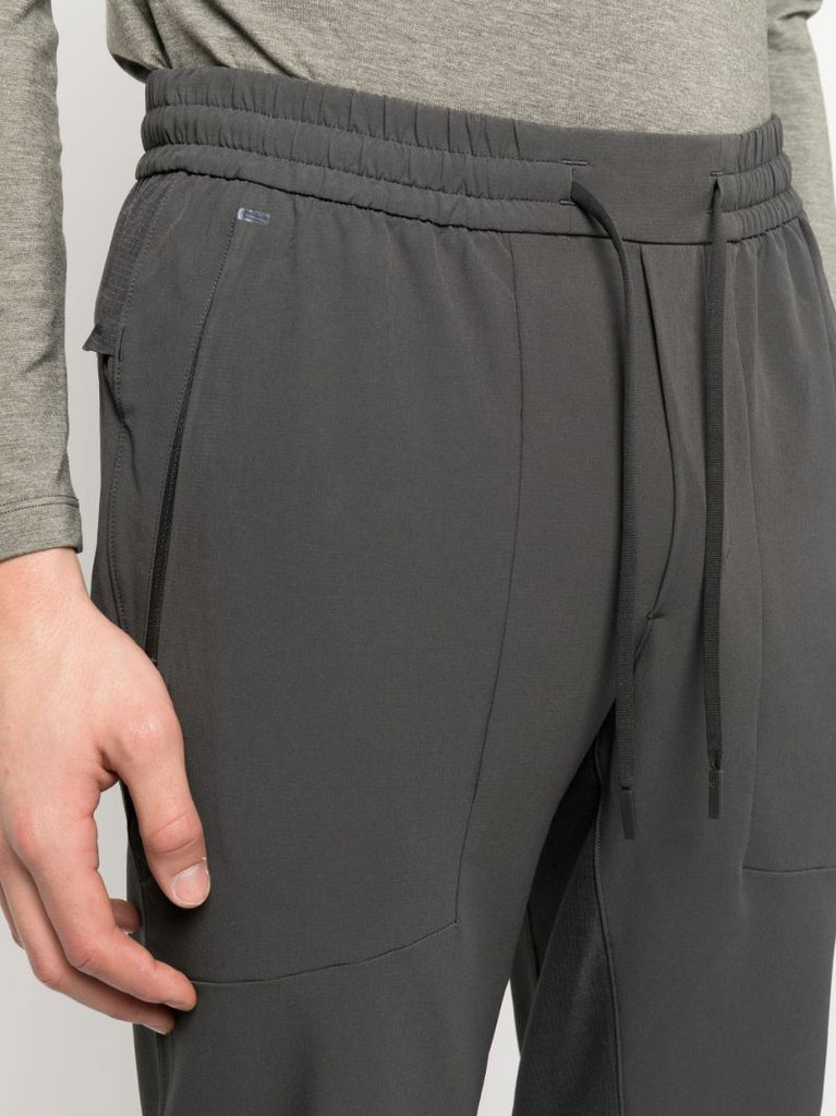 Grey Tapered Track Pants