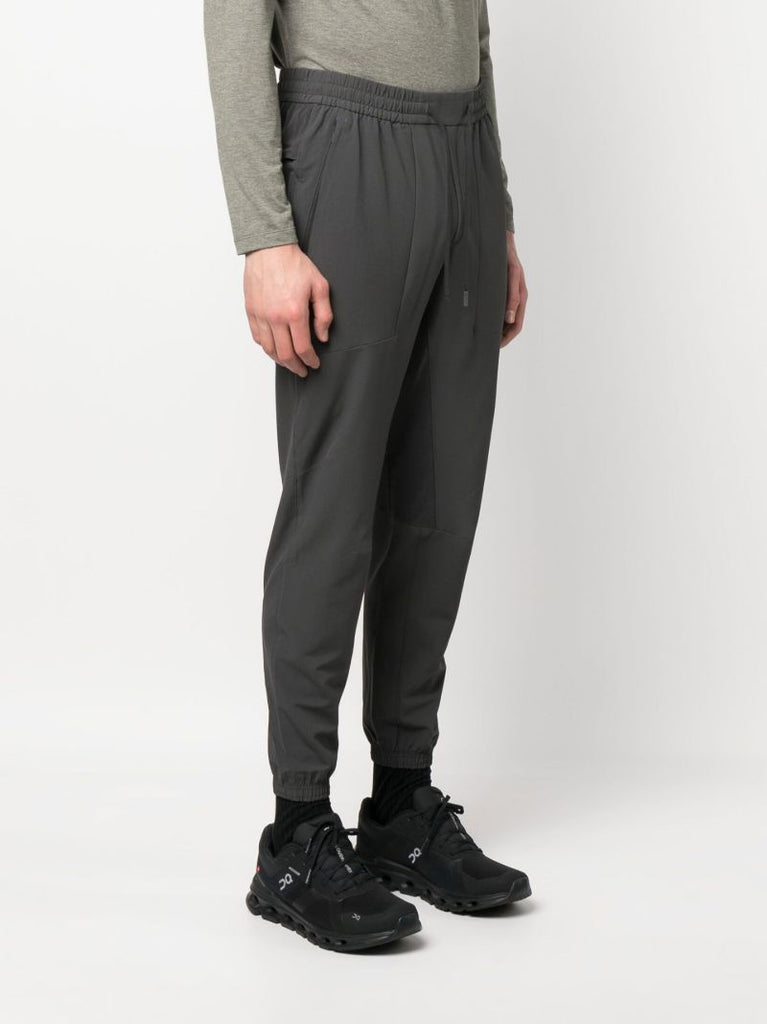 Grey Tapered Track Pants