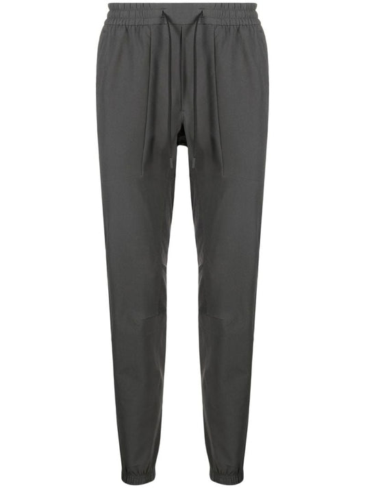 Grey Tapered Track Pants