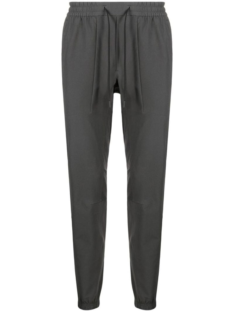 Grey Tapered Track Pants