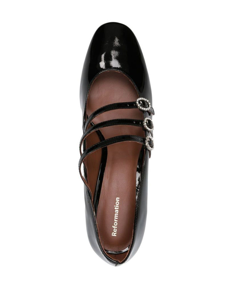 Black Mimi 50 Patent Pumps
