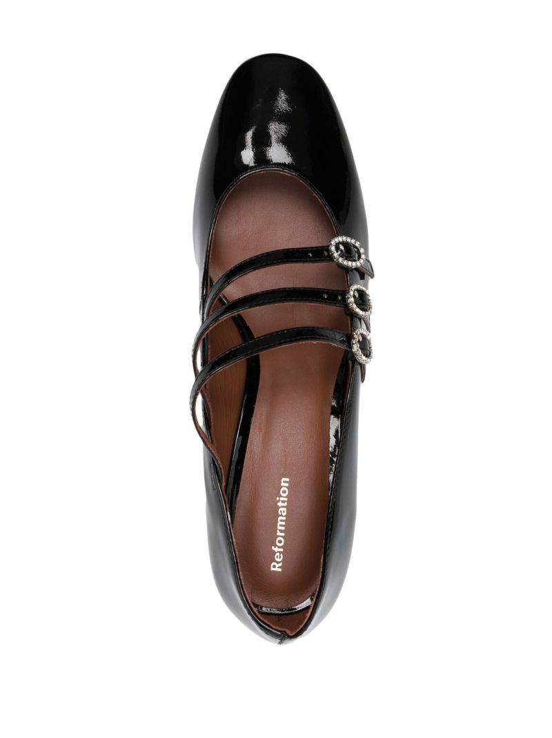 Black Mimi 50 Patent Pumps