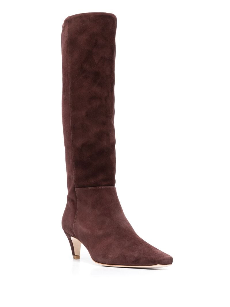 Brown Remy Knee High Boots