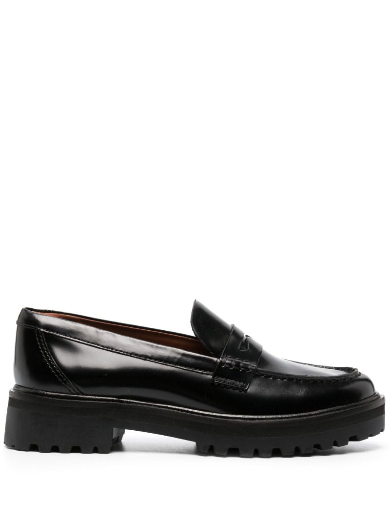 Black Agathea Chunky Loafers