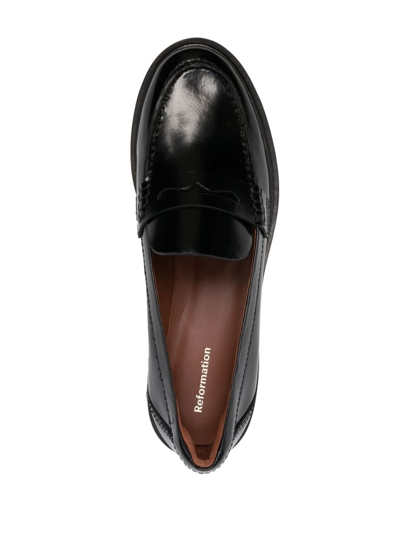 Black Agathea Chunky Loafers