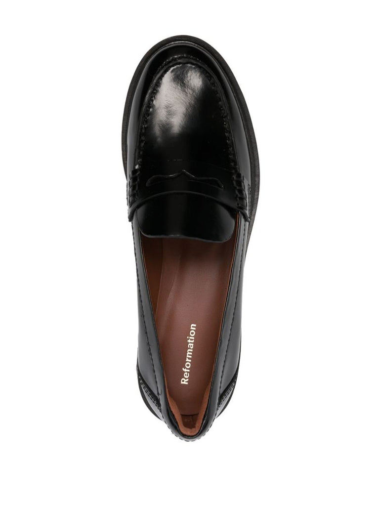 Black Agathea Chunky Loafers