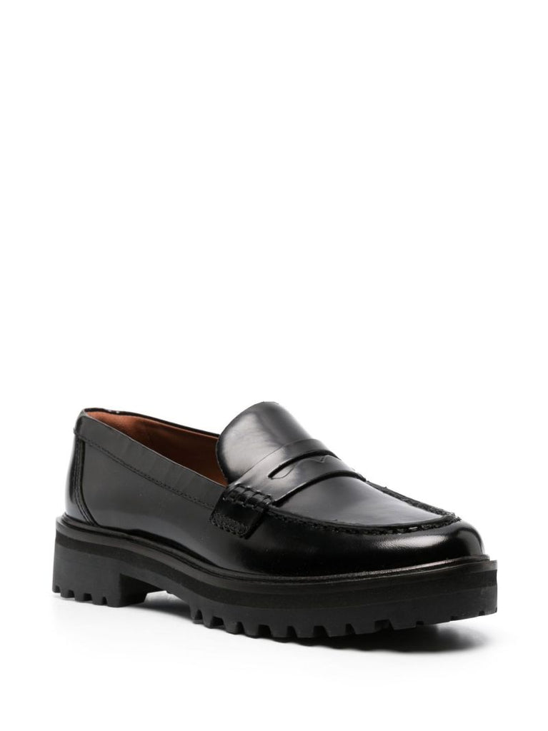 Black Agathea Chunky Loafers