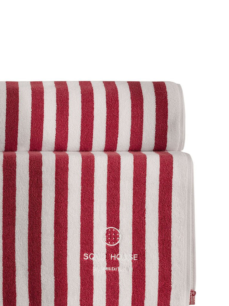Red Shoreditch Cotton Pool Towel