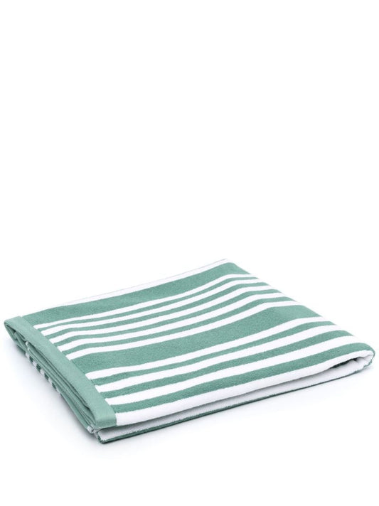 Green Farmhouse Cotton Pool Towel