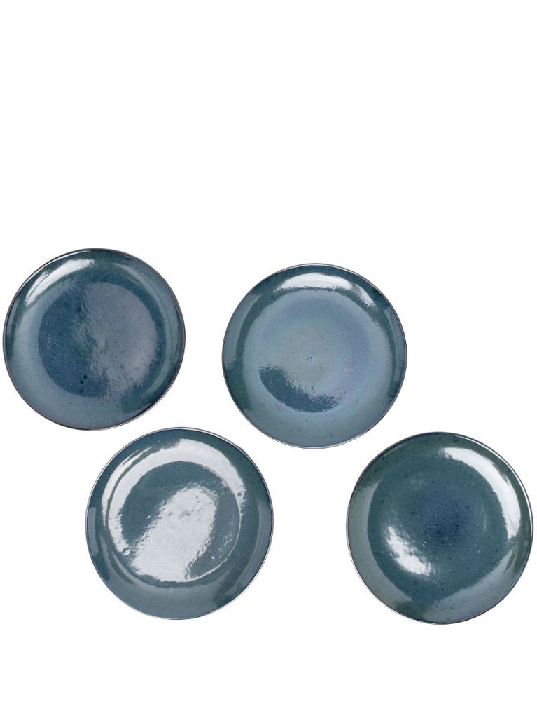 Blue Nero Stoneware Side Plate Set