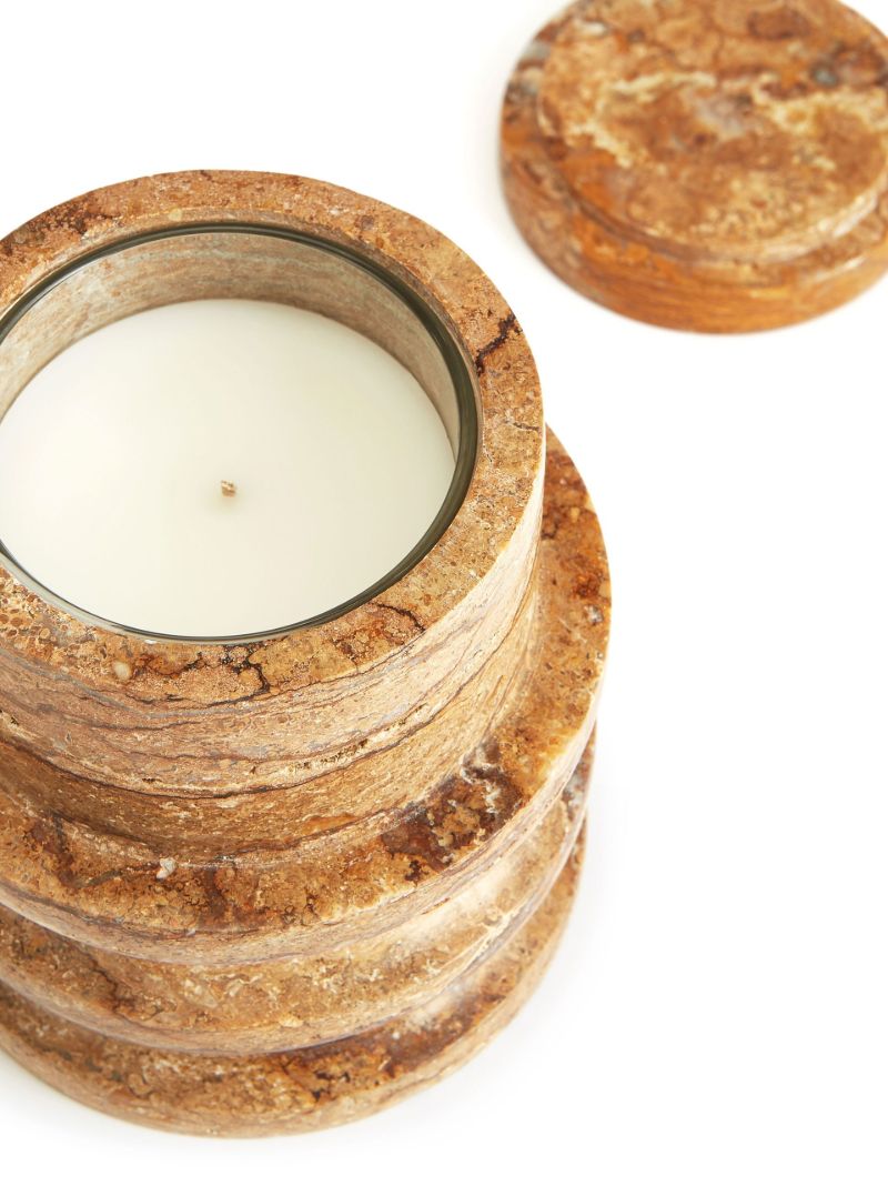 Brown Trento Large Scented Candle
