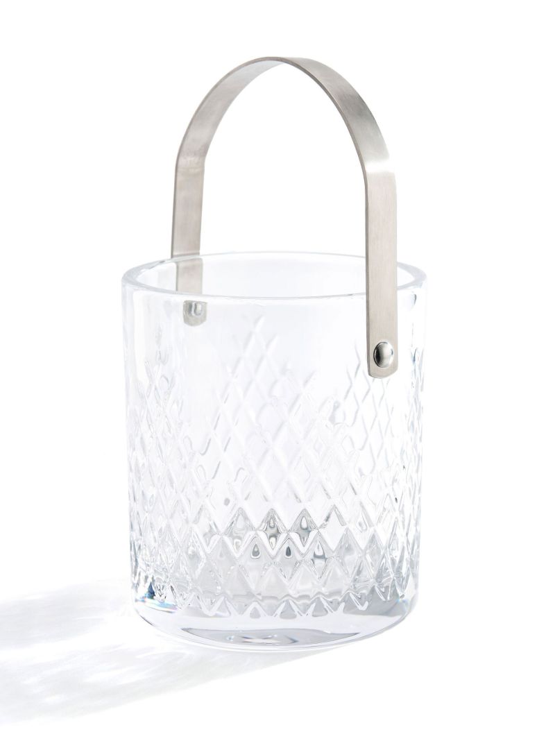 Clear Barwell Crystal Ice Bucket