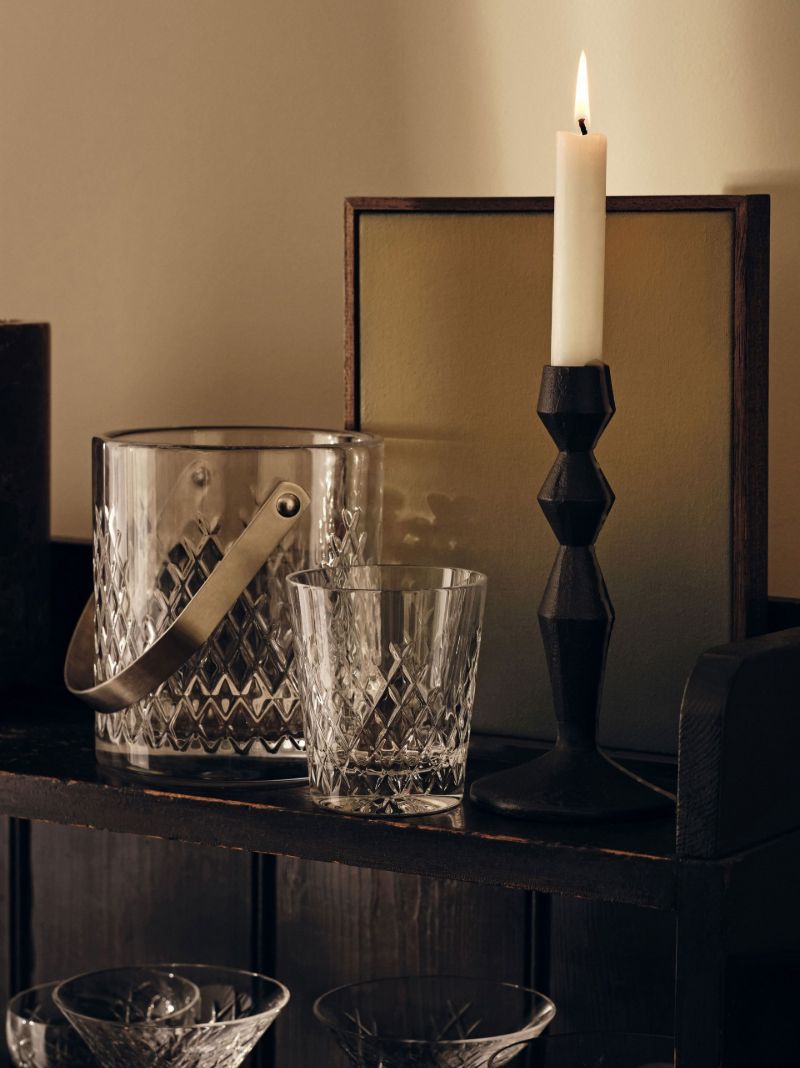 Clear Barwell Crystal Ice Bucket